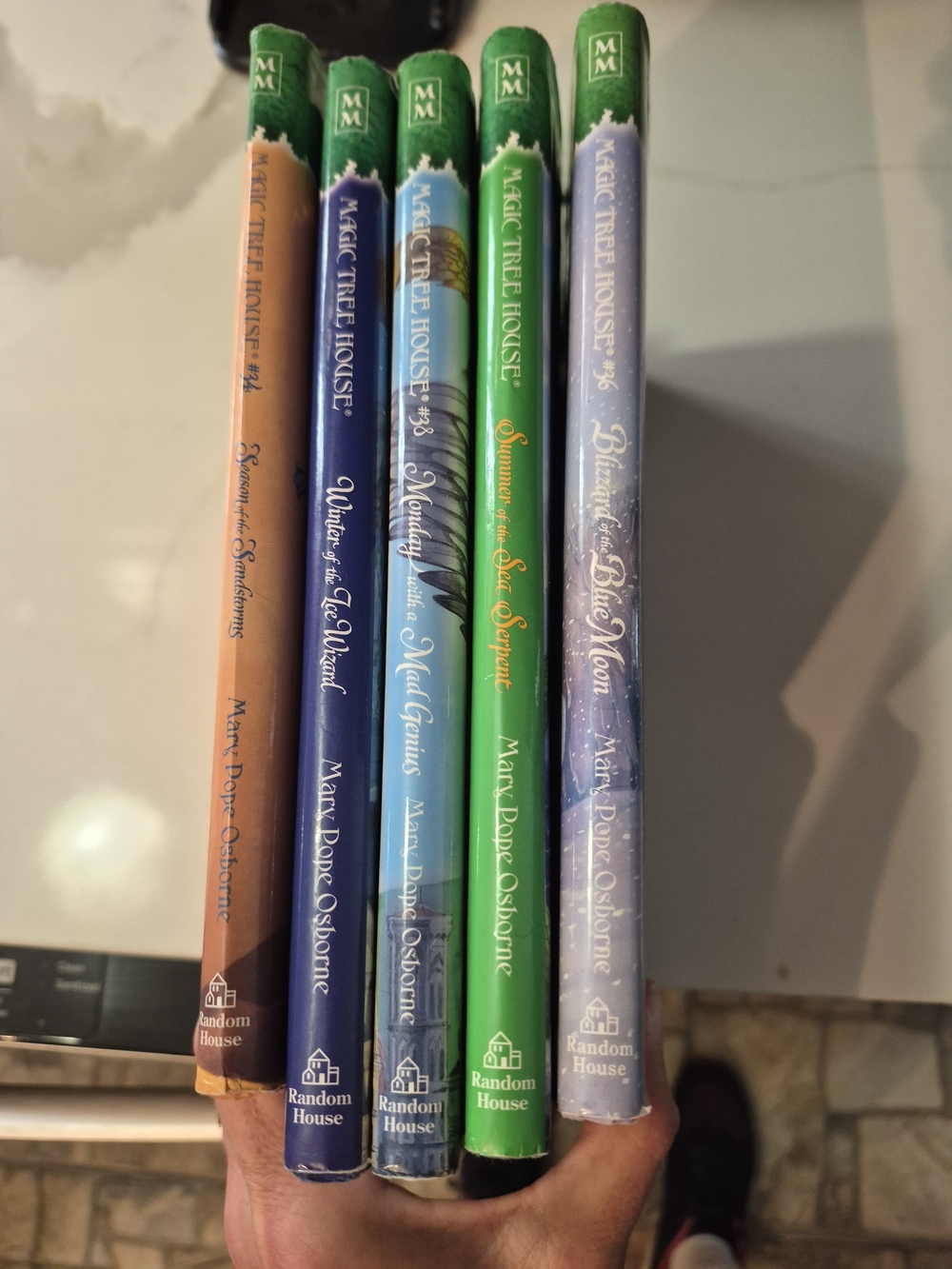 Lot Of 5 Magic Tree House Hardcover Books